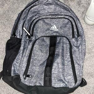 Gray and black Adidas Book bag